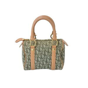 Christian Dior Boston Bag Trotter Khaki Green Speedy